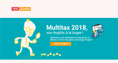 Desktop Screenshot of multitax.test-achats.be