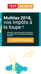 Mobile Screenshot of multitax.test-achats.be