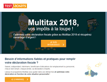 Tablet Screenshot of multitax.test-achats.be